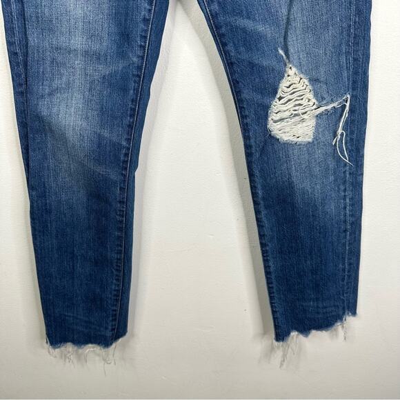 Madewell Size 25 The Perfect Summer Jean Destructed Edition Style#H5823 - Picture 5 of 11